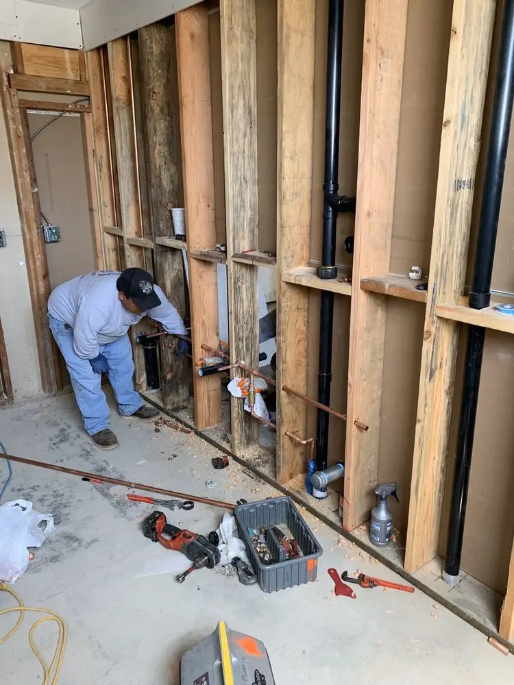 Commercial rough-in plumbing for Gas Line Repair in Rancho San Diego